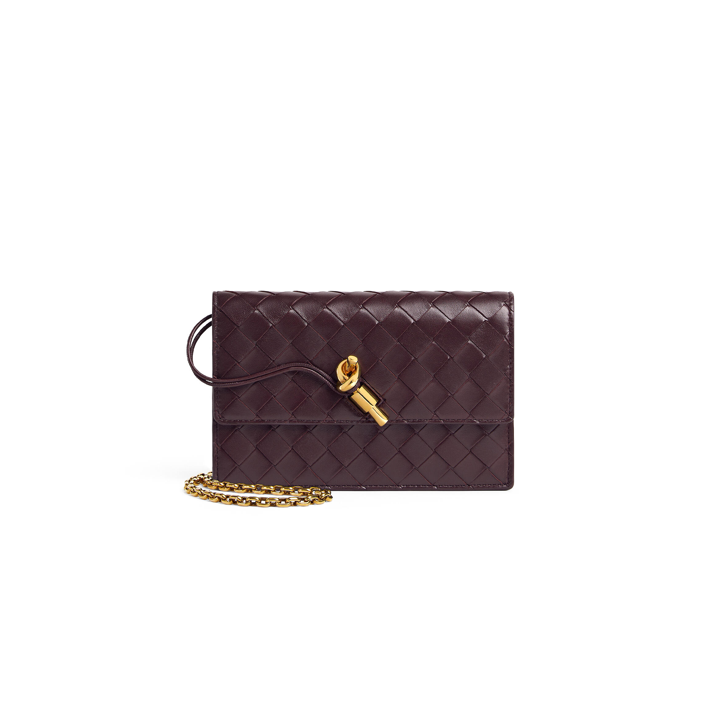 BOTTEGA VENETA ANDIAMO POUCH ON CHAIN 844107VCPP22264 (19*12.5*4cm)